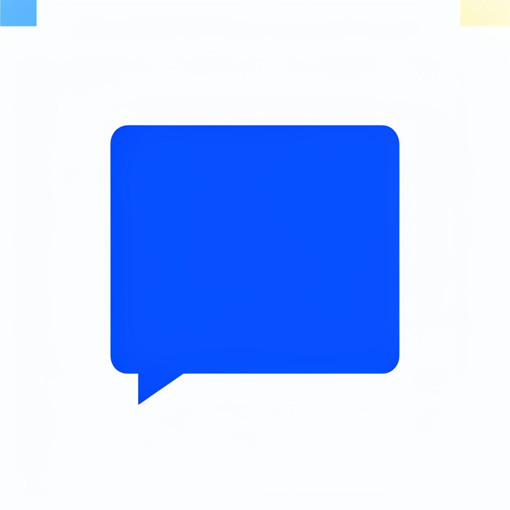 Simple flat facebook icon in blue and white